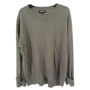 Men’s Brown Express Sweater with Rolled Cuffs